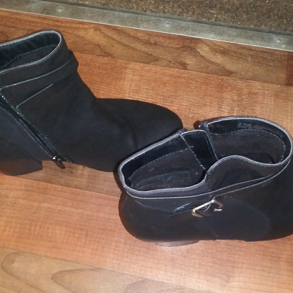 Black booties